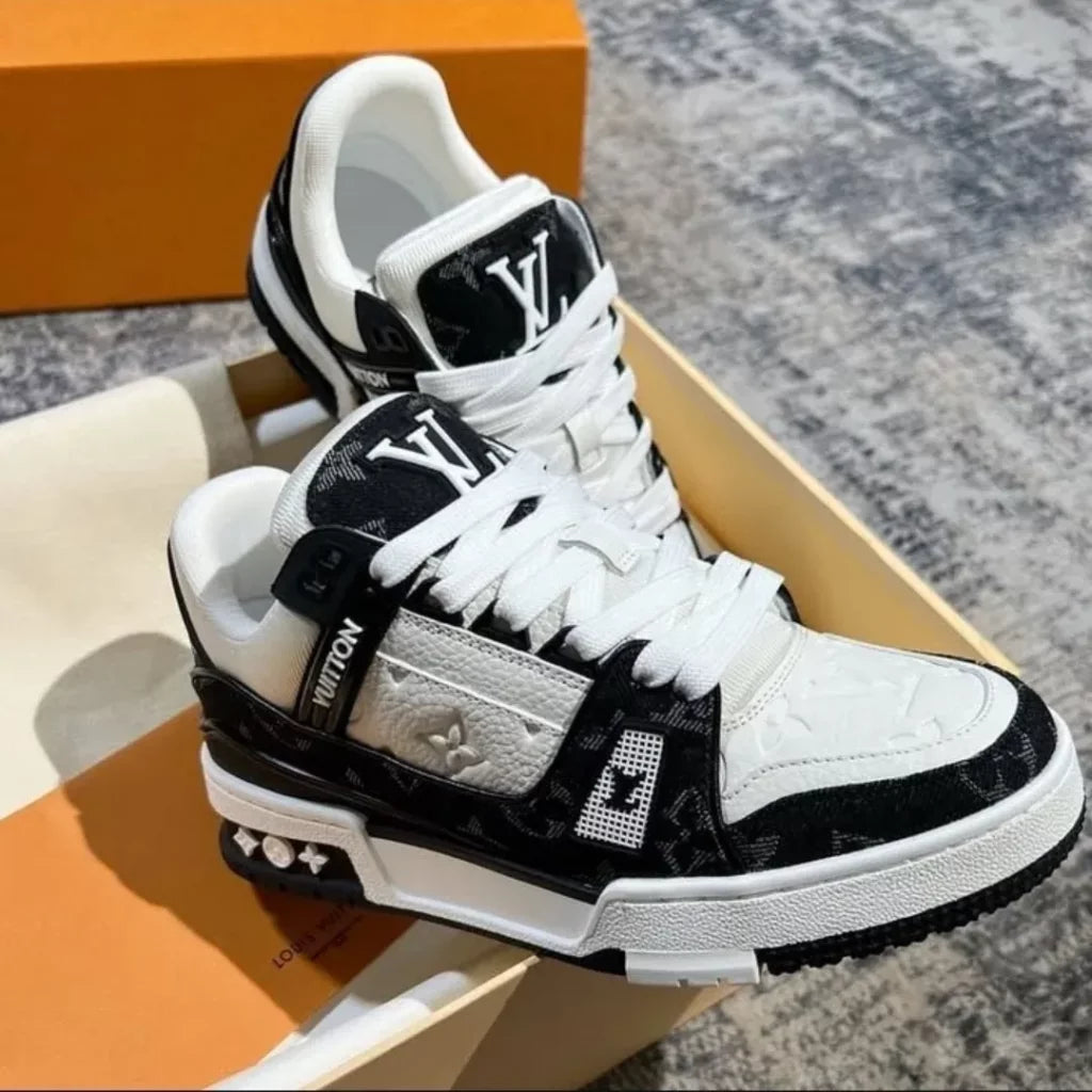 Louis Vuitton LV Trainer Sneaker ‘Monogram Black Denim’