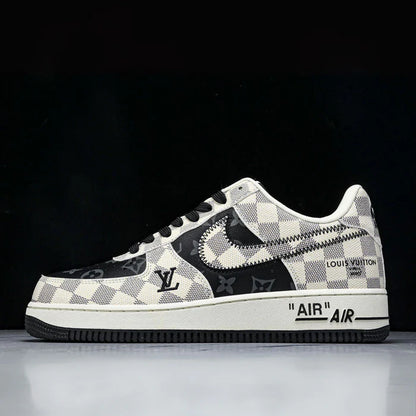 LV x Nike Air Force 1 Royal Black