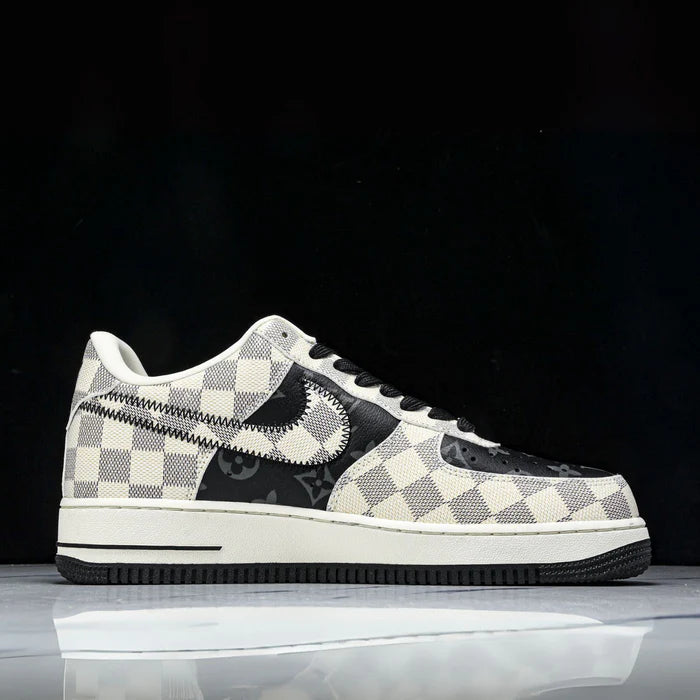LV x Nike Air Force 1 Royal Black