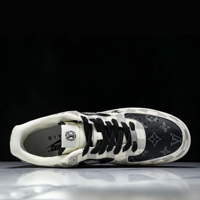 LV x Nike Air Force 1 Royal Black