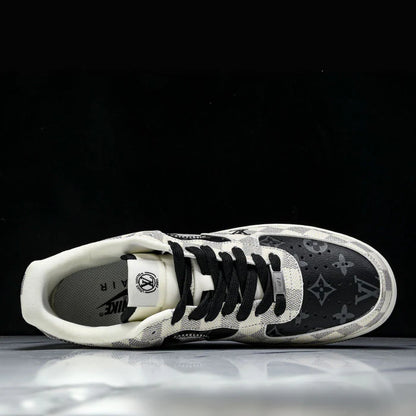 LV x Nike Air Force 1 Royal Black