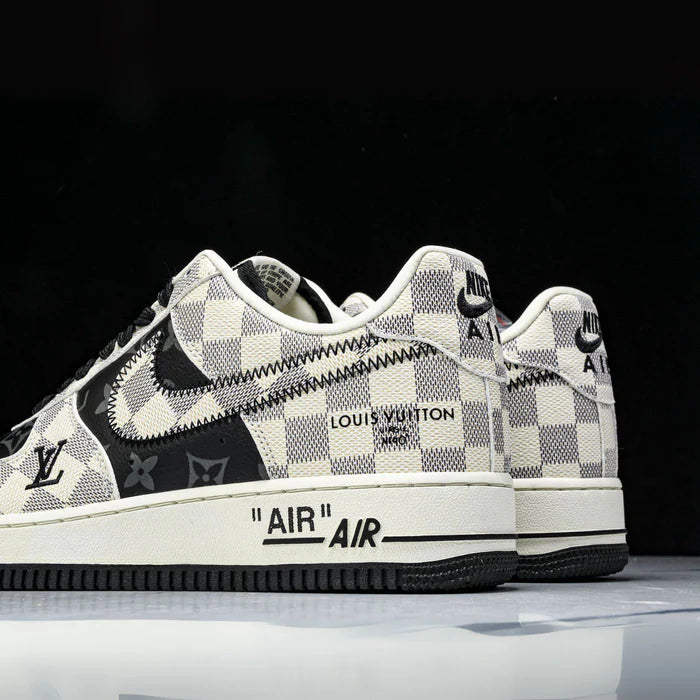 LV x Nike Air Force 1 Royal Black