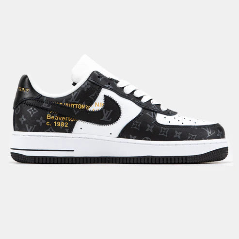 LV x Nike Air Force 1 Low ‘Virgil Abloh – Black White Monogram’