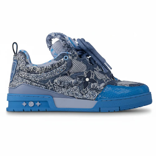Skate Sneaker Blue Swarovski™ Crystals