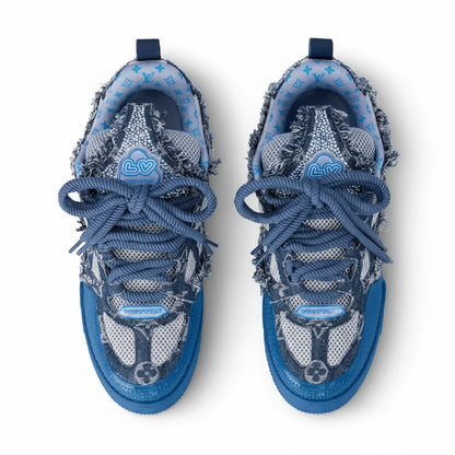 Skate Sneaker Blue Swarovski™ Crystals