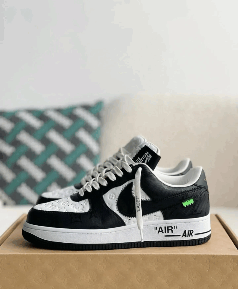 LV x Nike Air Force 1 Low ‘Virgil Abloh – Black/White’