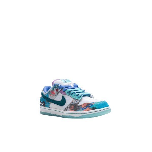 Nike SB Dunk Low x Futura Laboratories "Bleached Aqua" Sneakers