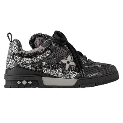 Skate Sneaker Black Swarovski™ Crystals