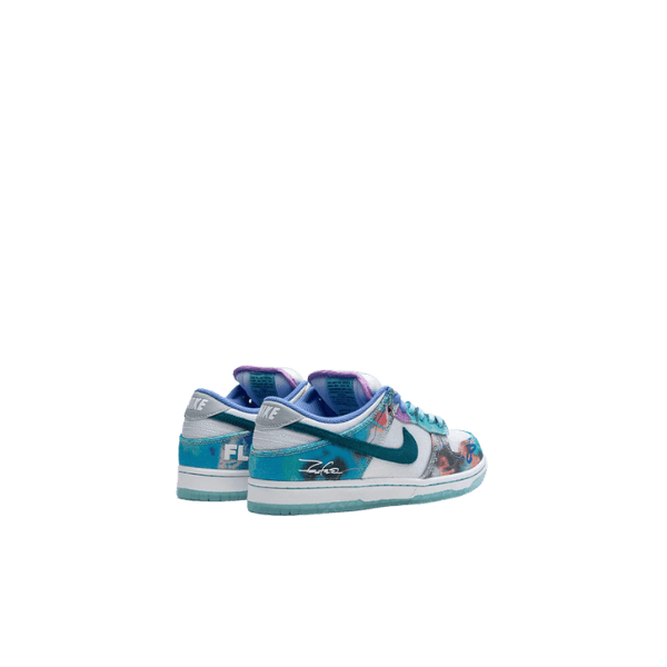 Nike SB Dunk Low x Futura Laboratories "Bleached Aqua" Sneakers