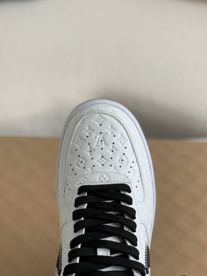 LV x Nike Air Force 1 White Black