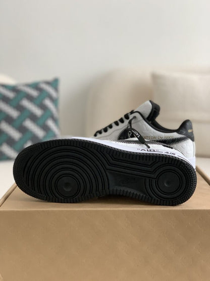 LV x Nike Air Force 1 White Black