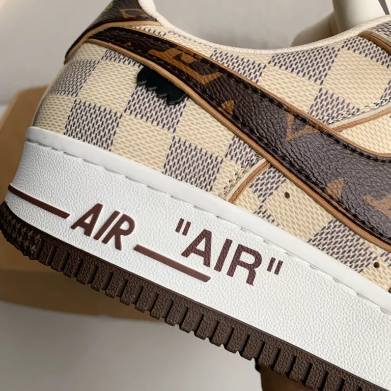LV x Nike Air Force 1 Damier Canvas
