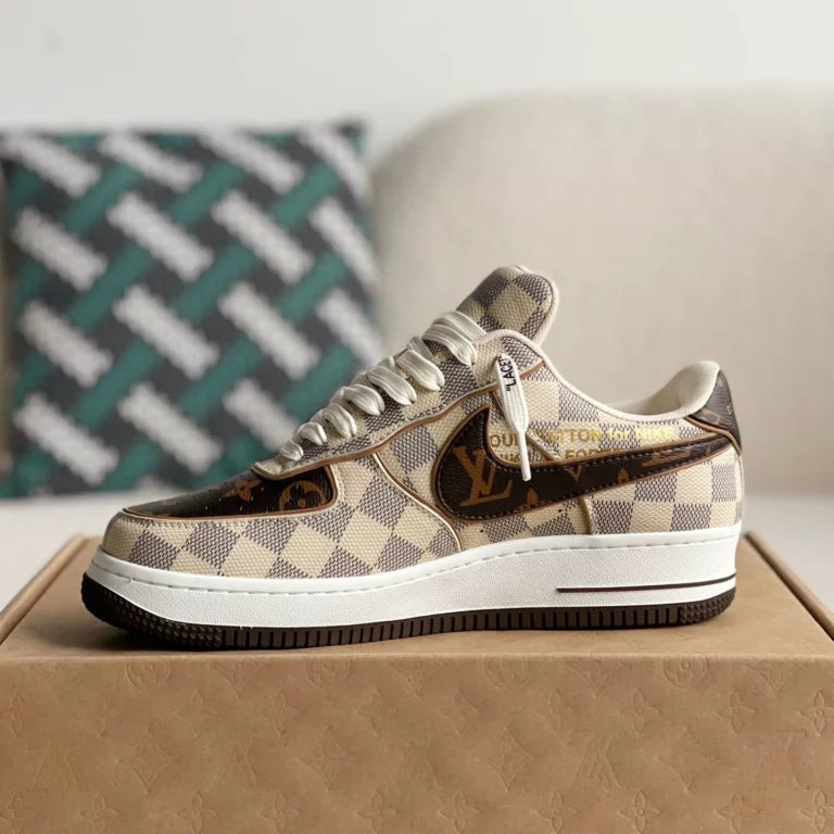 LV x Nike Air Force 1 Damier Canvas