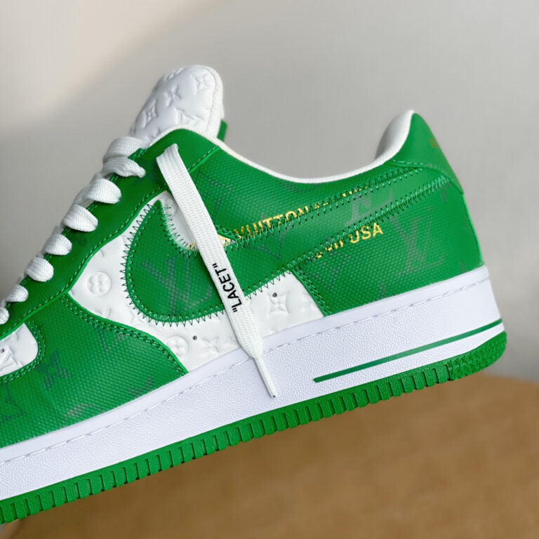 LV x Nike Air Force 1 Low ‘Virgil Abloh – White/Green’