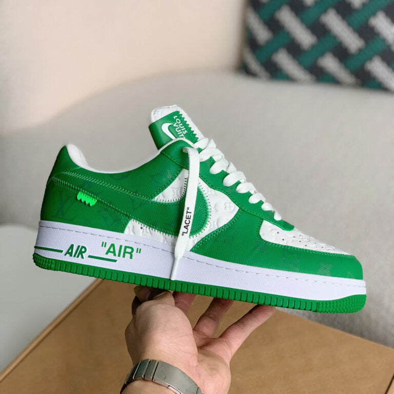 LV x Nike Air Force 1 Low ‘Virgil Abloh – White/Green’