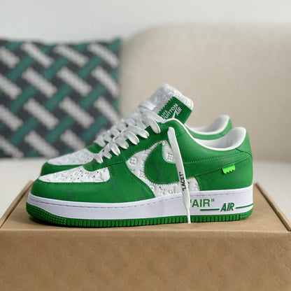 LV x Nike Air Force 1 Low ‘Virgil Abloh – White/Green’