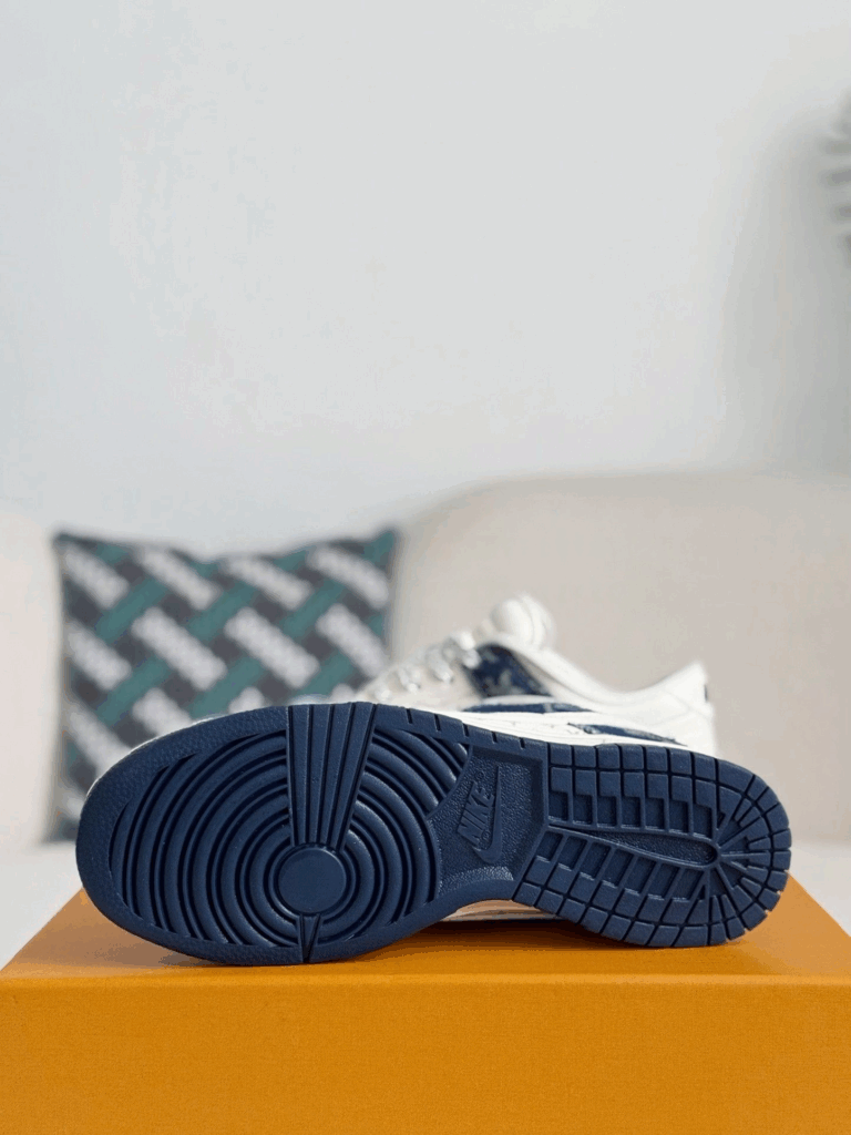 Louis Vuitton x Nike Air Jordan 1 Low "Monogram Denim" (Custom)