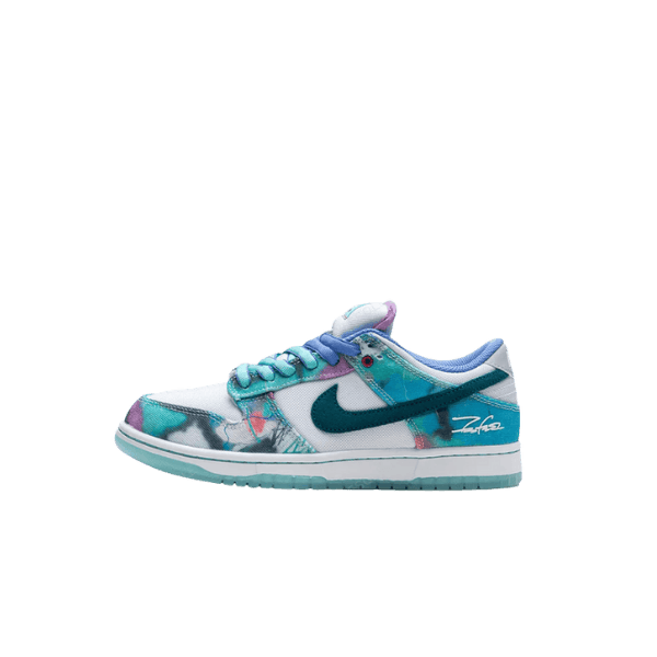 Nike SB Dunk Low x Futura Laboratories "Bleached Aqua" Sneakers
