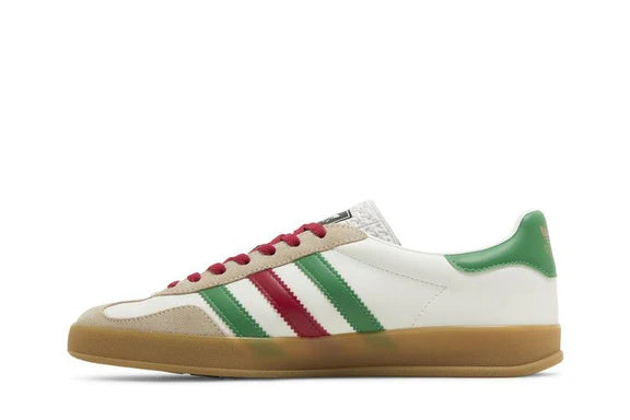 Adidas Gazelle x Gucci White Green Red