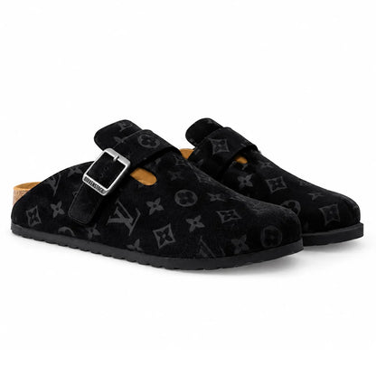 LV Cosy Flat Comfort Clog Black