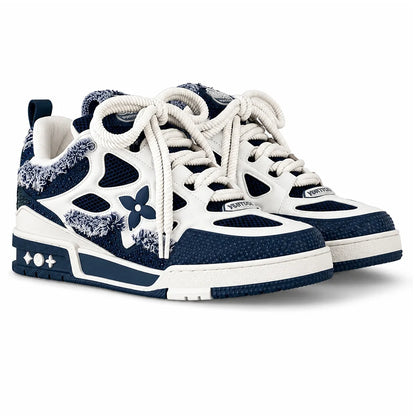 LV Skate Sneaker Marine White