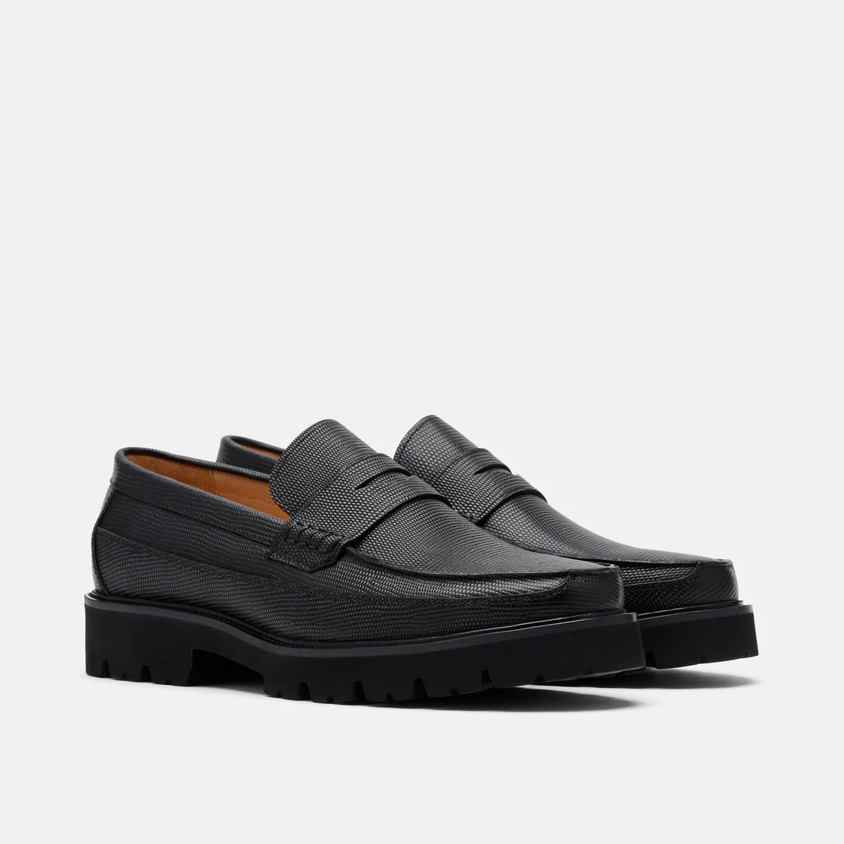 Adler Lug Penny Loafers