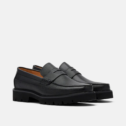 Adler Lug Penny Loafers