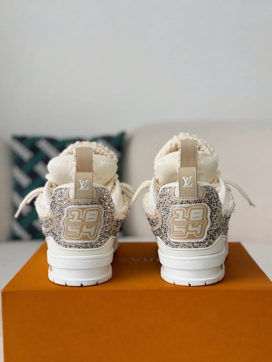 LV Skate Sneaker Beige