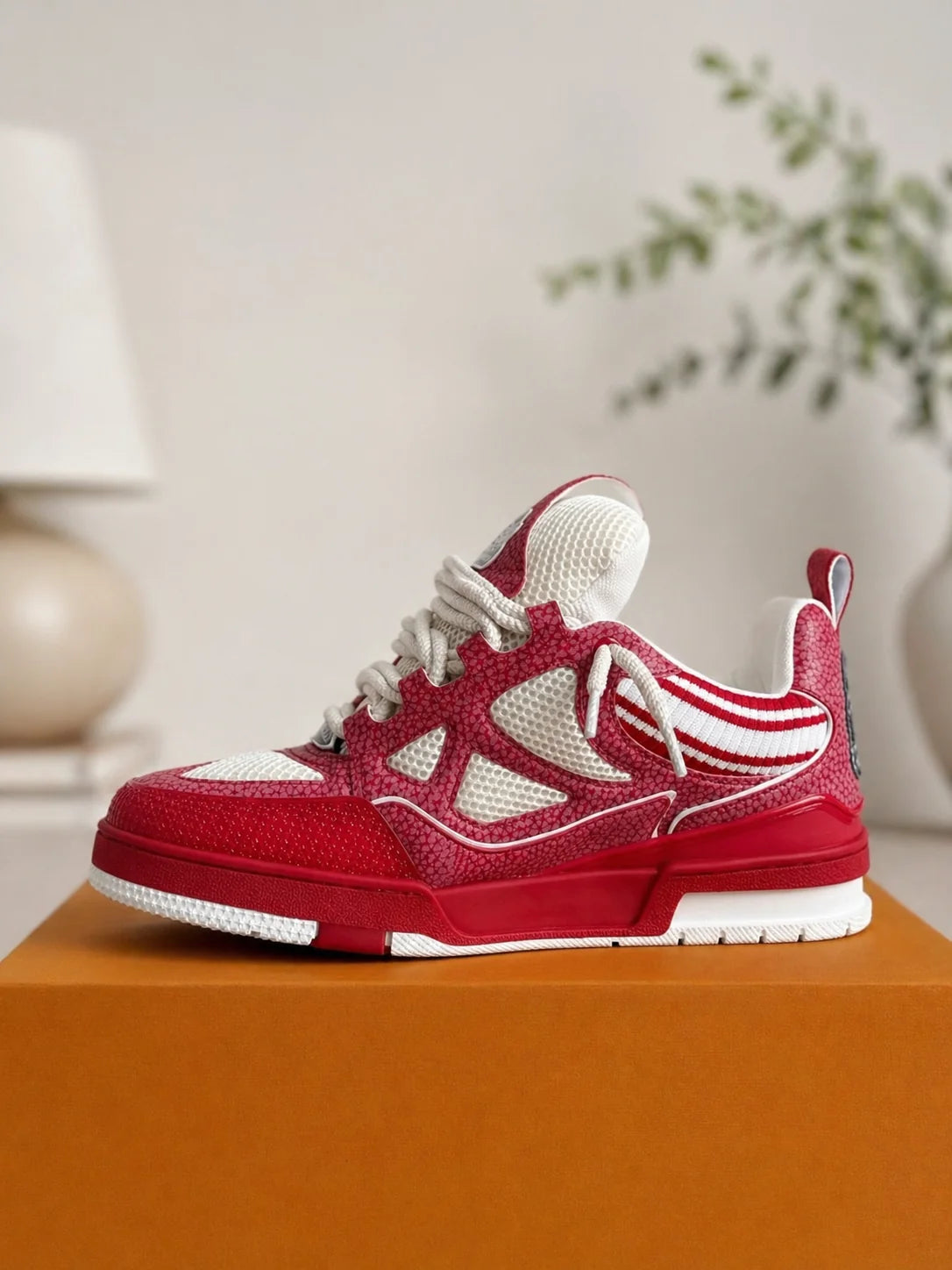 Skate Sneaker Red Crystal