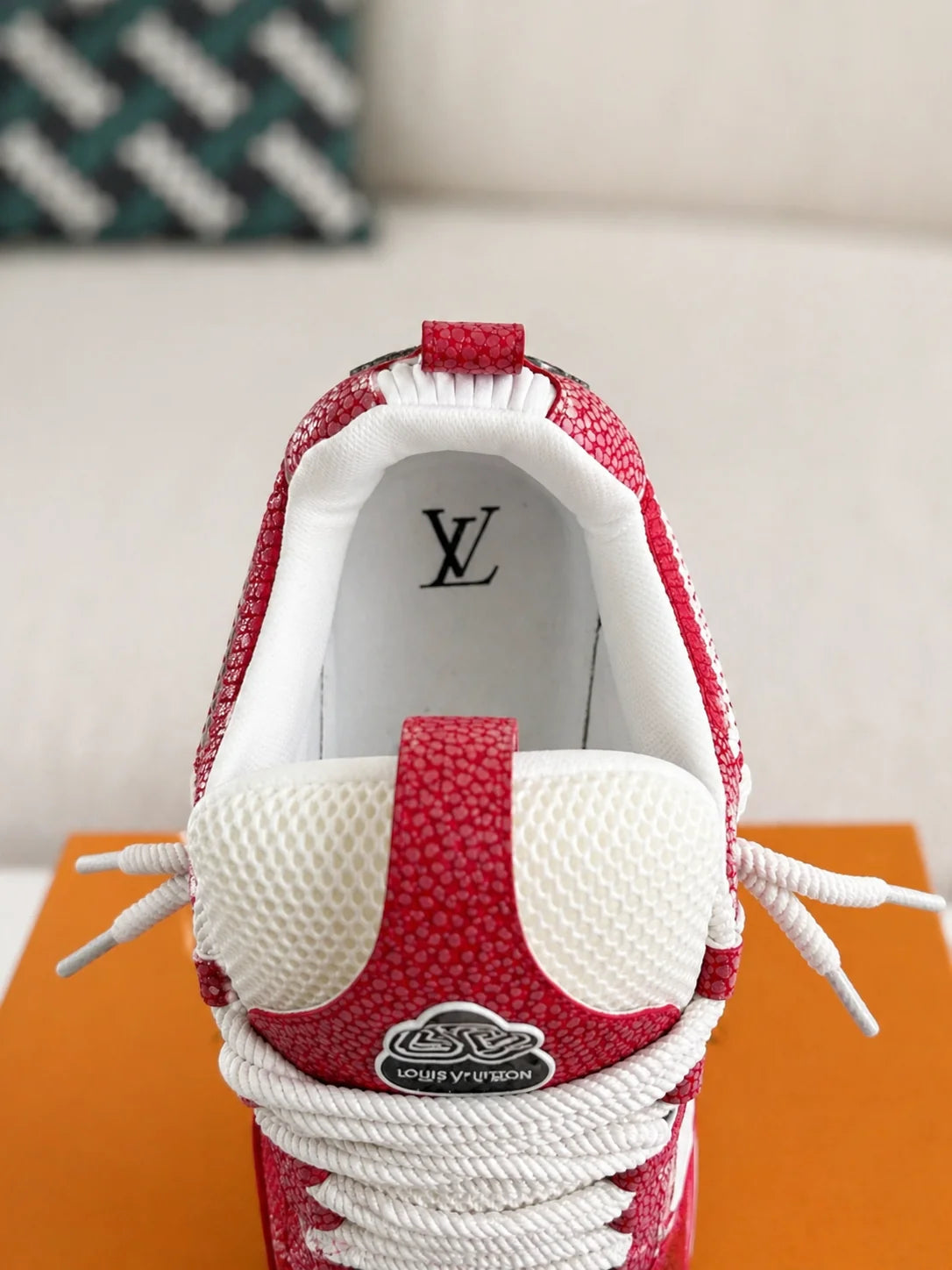 Skate Sneaker Red Crystal