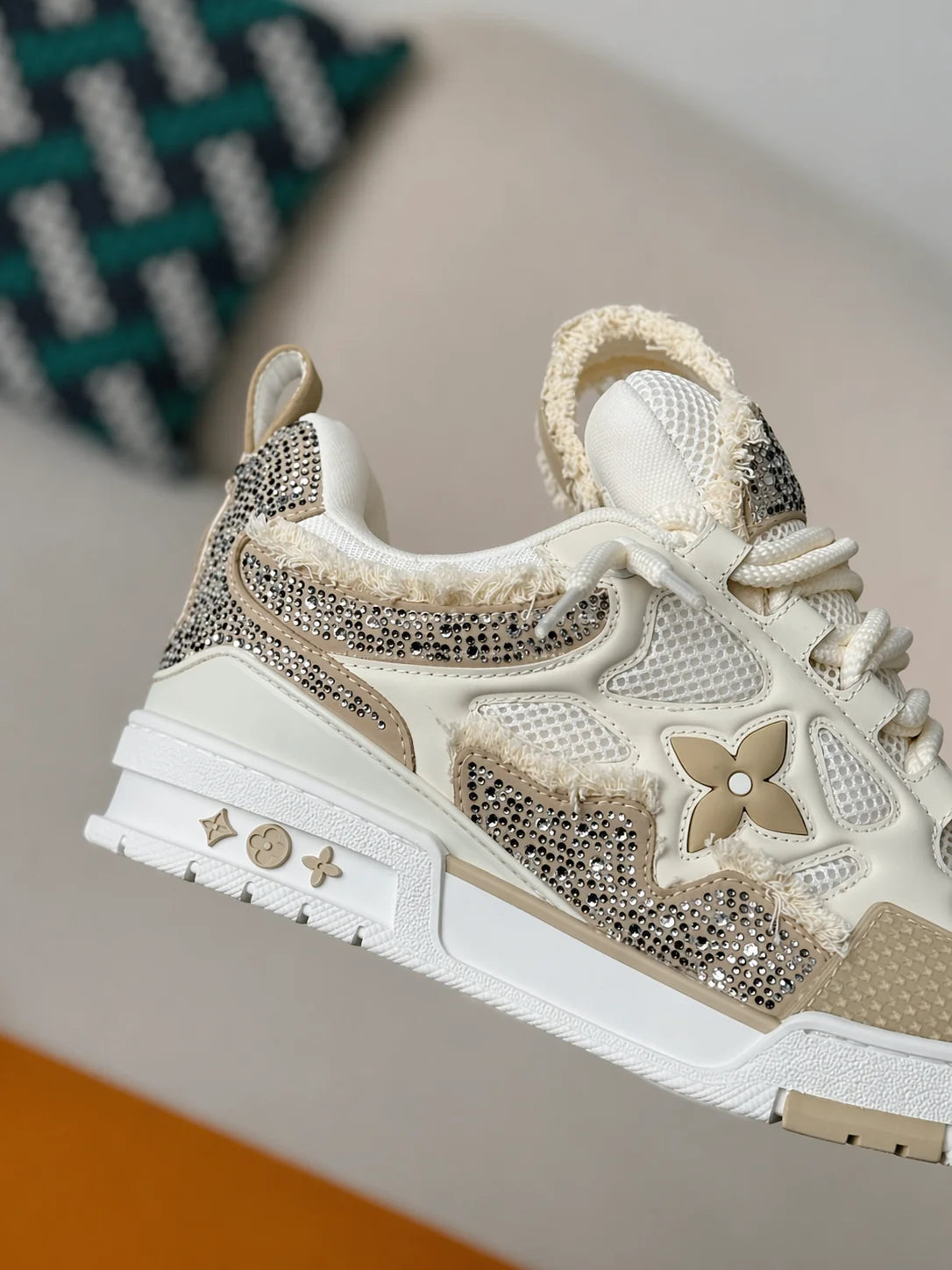 LV Skate Sneaker Beige