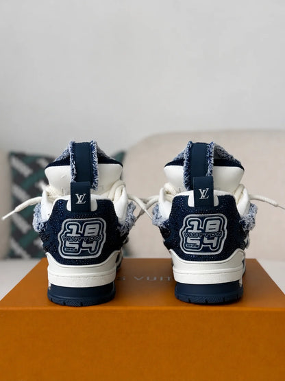 LV Skate Sneaker Marine White
