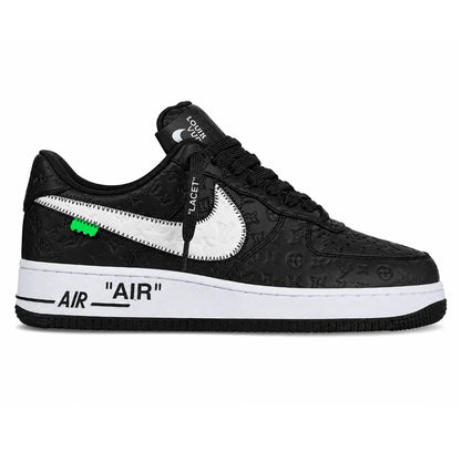 Air Force 1 x Louis Vuitton 07 Low ‘By Virgil Abloh Black/White’ Best Quality