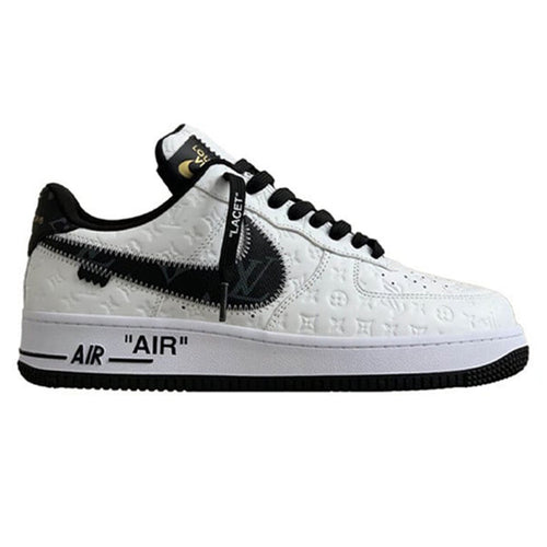 LV x Nike Air Force 1 White Black