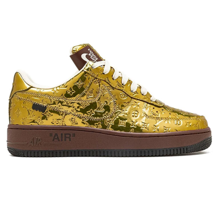 LV x Nike Air Force 1 ‘Gold’