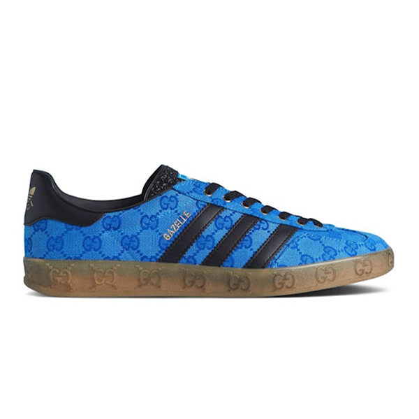 Adidas Gazelle x Gucci Blue GG Monogram