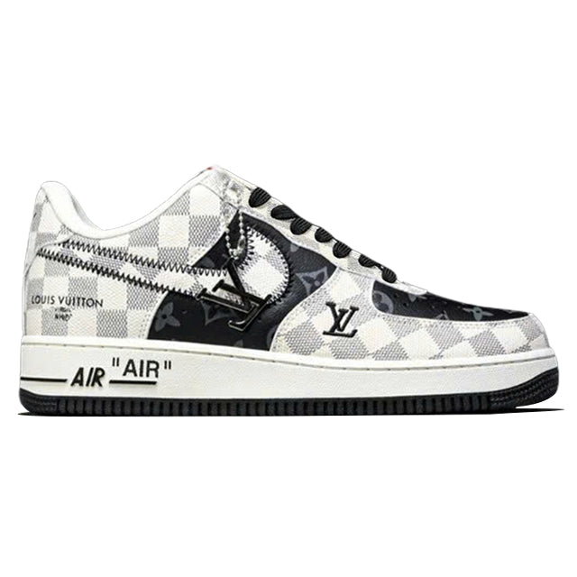 LV x Nike Air Force 1 Royal Black