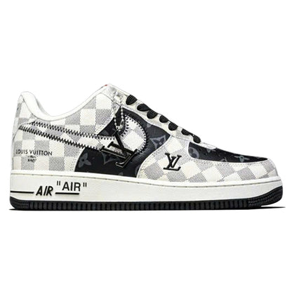 LV x Nike Air Force 1 Royal Black