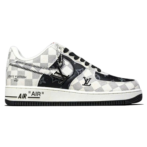 LV x Nike Air Force 1 Royal Black