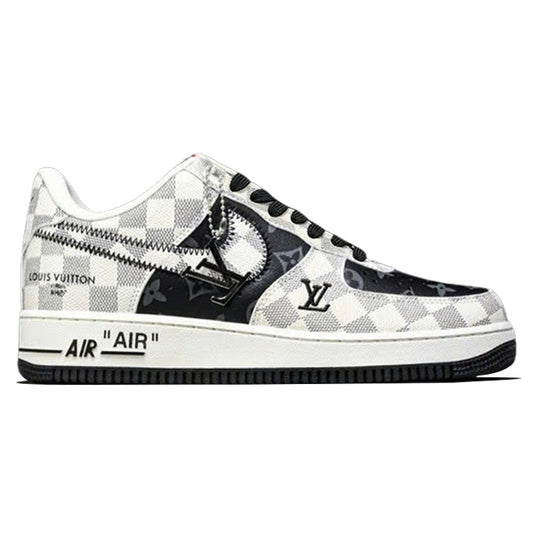 LV x Nike Air Force 1 Royal Black