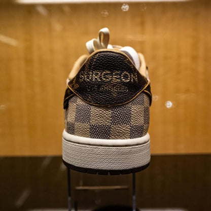 LV x Nike Air Jordan 1 Low “Damier & Monogram” (Custom)