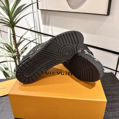 LV Trainer Sneaker  Monogram Black White