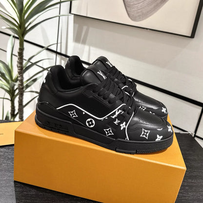 LV Trainer Sneaker  Monogram Black White
