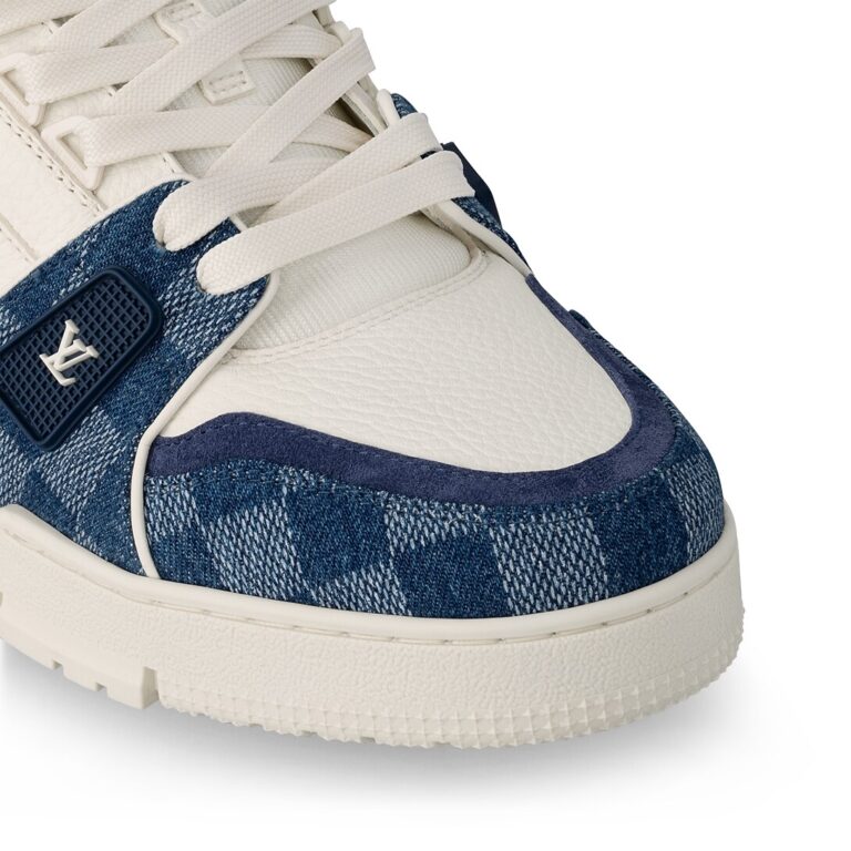 LV Trainer Damier Denim Blue