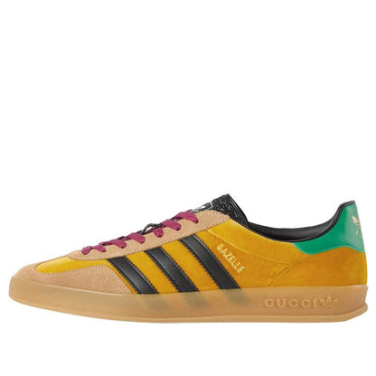 Adidas x Gucci Gazelle ‘Yellow  Velvet Green’