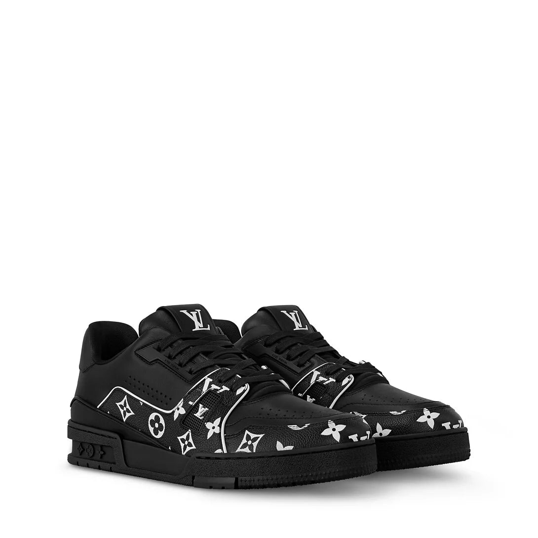 LV Trainer Sneaker  Monogram Black White