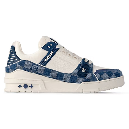 LV Trainer Damier Denim Blue