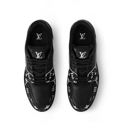 LV Trainer Sneaker  Monogram Black White