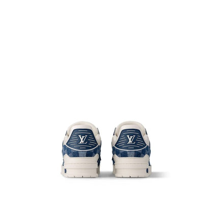 LV Trainer Damier Denim Blue