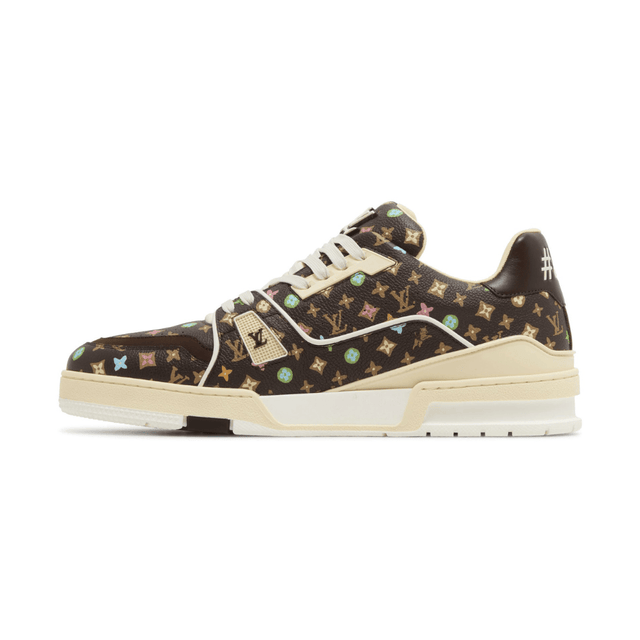 Louis Vuitton x Tyler the Creator LV Trainer “Mocha Multi-Color Monogram” sneakers